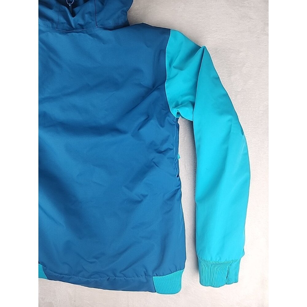 DC Shoes Snowboarding Varsity Jacket Womens L 10K Waterproof Winter Teal/Blue - Picture 15 of 16